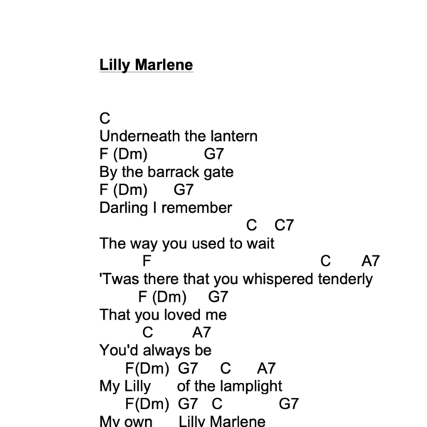 Preview of Music - Lily Marlene