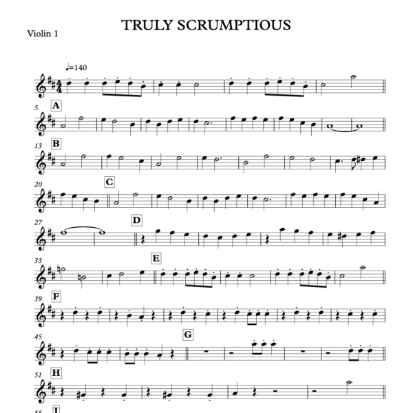 Preview of Music - Truly Scrumptious