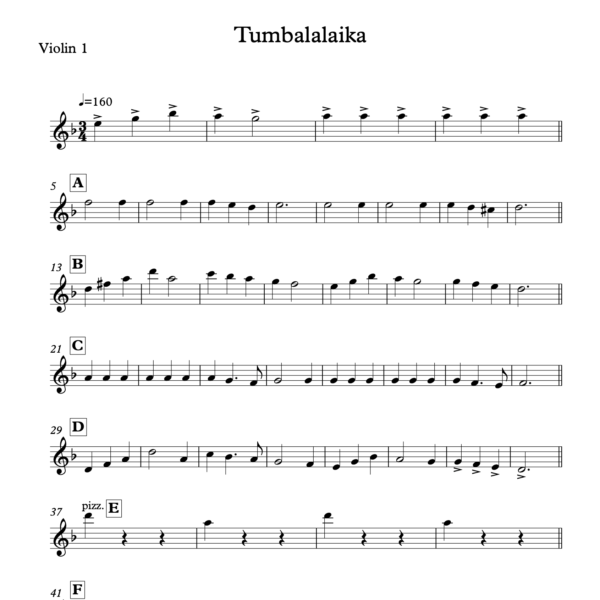 Preview of Music - Tumbalalaika