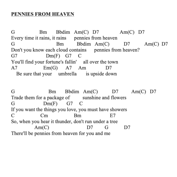 Preview of Music - Pennies from Heaven